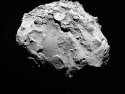 The other side of the comet imaged on August 3rd, 2014 from a distance of 285 kilometers.